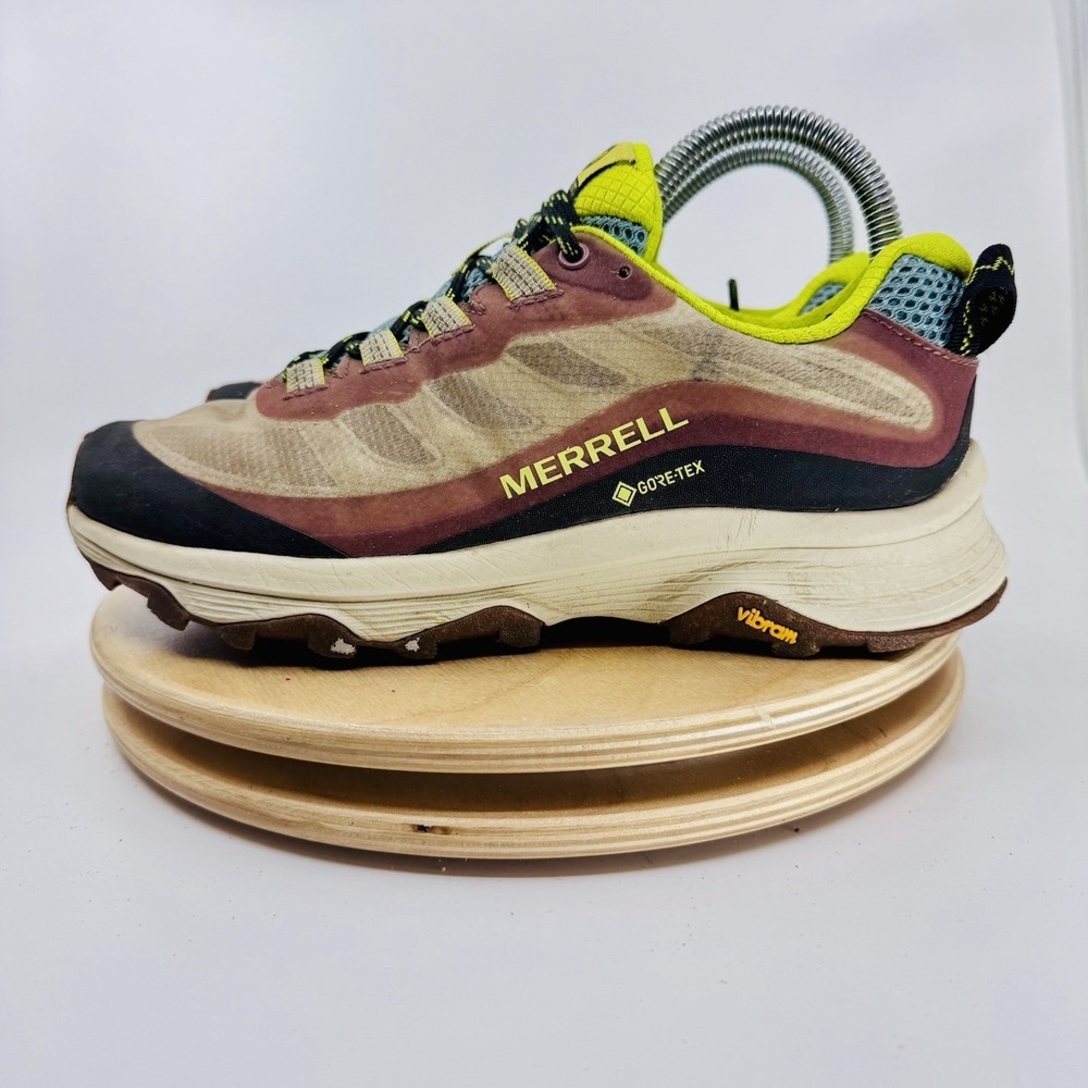Merrell Moab Speed GTX Low Shoes Womens 7.5 Hiking Trail Vibram FloatPro